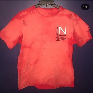 Nautica Men’s T-Shirt (Distressed and Bleached)